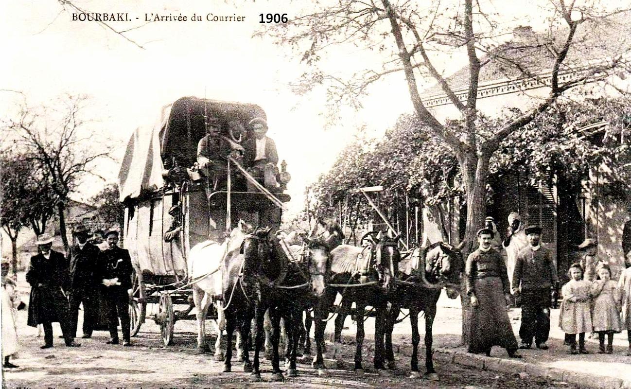2177- Bourbaki - Arrivee du Courrier - 1906.jpg